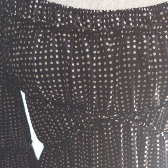 Max Studio fitted polka dot knit top - Picture 4 of 4